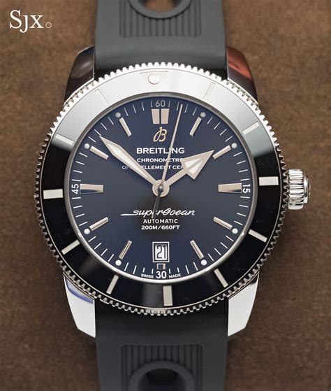 breitling superocean heritage ii 46 gold bezel|Breitling Superocean Heritage ii review.